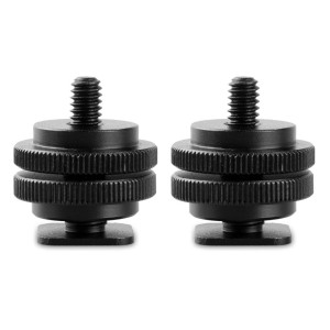 SmallRig 1631 Adaptor Cold Shoe cu filet 3/8" la 1/4" (Set 2 buc)