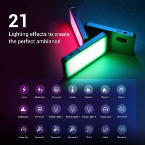 3489 Simorr Vibe P96L RGB Video Light