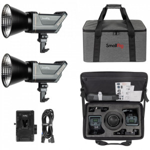SmallRig 4026 RC 220B, Kit 2 Lampi Video LED Bi-Color, 2700-6500K