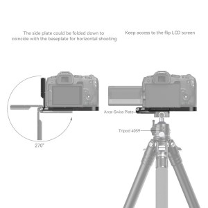 4211 Foldable L Bracket for Canon EOS R8