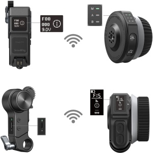 SmallRig 4295, Controller wireless follow focus pentru DJI RS 2, RS 3 Pro, RS 4 si RS 4 Pro