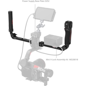 SmallRig 4327, 2 manere cu control focal pentru Seria DJI RS 2/3 Pro/4/4 Pro