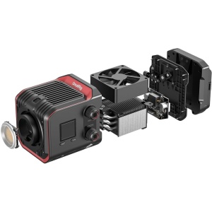 SmallRig 4897, RC 100B, Kit Pro, Lampa LED Bi-Color, cu Grip si baterie V-mount