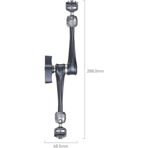 SmallRig 4900, Brat articulat 28 cm, cu suruburi 1/4"-20 and 3/8"-16 ARRI