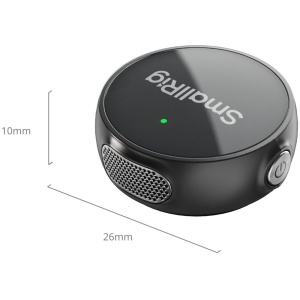 SmallRig 4934 S 60, Sistem Microfon Wireless, 2 Persoane, USB-C, Negru