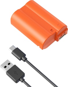 SmallRig 4966, Acumulator EN-EL15c cu încărcare USB-C (Portocaliu)