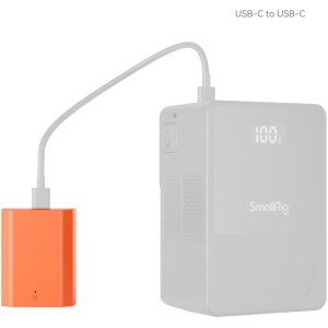 SmallRig 4969, Acumulator NP-FZ100 - 2400mAh pentru Sony, Orange