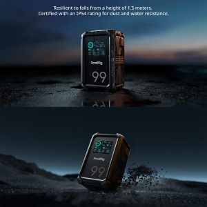 SmallRig 4984, Acumulator Mini V-Mount X-Touch Smart Triple-Proof X99, 6800 mAh / 99 Wh
