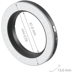 SmallRig 5203, Vibe P30 67mm - Lumina LED circulara pentru telefoane