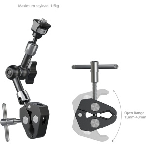 SmallRig 5310, Brat articulat de 18cm cu clema de prindere