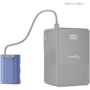 SmallRig 5406 Blue, Acumulator replace pentru Canon LP-E6P