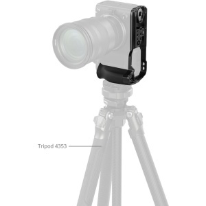 SmallRig 5466, Placa de montare in L cu maner din silicon pentru Nikon ZR