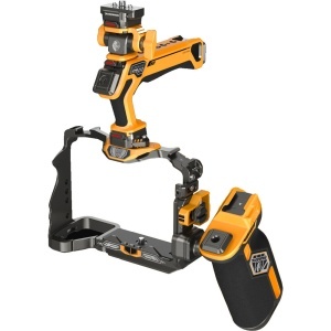 SmallRig 5518 HawkLock Bumblebee, Kit Cage Quick Release cu maner superior pentru Sony A7R V, A7 IV, A7S III