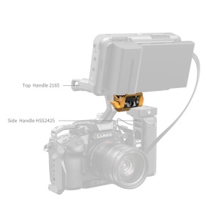 SmallRig 5520, Montura monitor cu ARRI Anti-Twist 3/8"-16, BumbleBee Edition