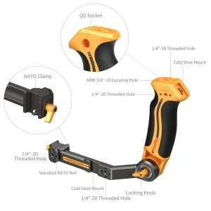 SmallRig 5524, Maner sling pentru seria DJI RS, Bumblebee Edition