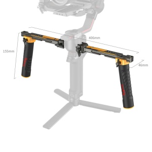 SmallRig 5526 BumbleBee Edition, Kit 2 manere pentru DJI RS 2  RSC 2  RS 3  3 Pro  RS 4  4 Pro