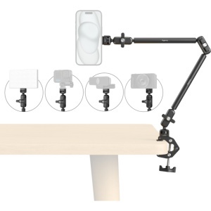 SmallRig 5626, Kit Brat articulat cu Clema tip Crab si Clema pentru telefon