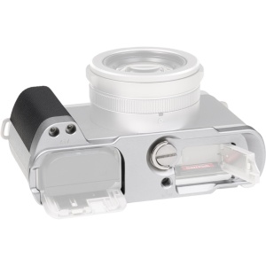 Maner cu placa de montare in forma de L SmallRig 5701 argintiu pentru Panasonic LUMIX L10