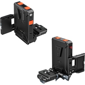 Placa adaptor inteligenta pentru baterii V-Mount SmallRig 5899 cu porturi D-Tap si ecran digital