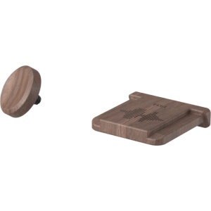 Set capac patina de blitz si capac buton declansator din lemn de nuc SmallRig 6239 pentru aparate foto Fujifilm