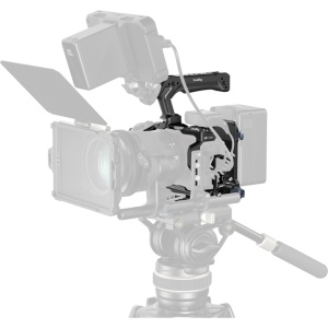 Kit cage SmallRig 6381 HawkLock cu placa de baterie V-Mount si maner superior pentru camera video Canon EOS R6 V