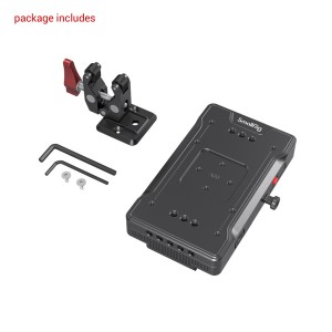 3202 V Mount Batterij Adapter Plaat met Krab Vormige Klem