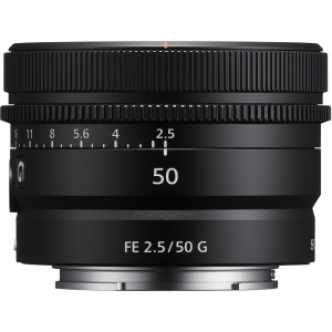 Sony FE 50mm f2.5 G, Obiectiv wide Full Frame cu montura Sony FE