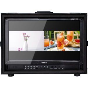 SWIT FM-215HDR, Monitor 21.5", Quad-Link 4K, 12G-SDI, HDMI, V-Mount