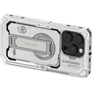 Tilta Khronos TK-IP16-PFC-TW, Cage pentru iPhone 16 Pro, Titanium White