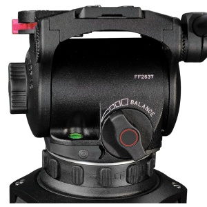 Trepied video Cartoni Focus 10, MS, Red Lock System