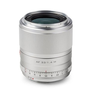 Viltrox AF 33mm f1.4 M Silver, Obiectiv cu montura Canon EF-M, APS-C