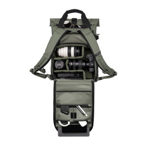 WANDRD PRVKE 21L Wasatch Green Photo Bundle V4, Rucsac foto 21L cu Essential Camera Cube