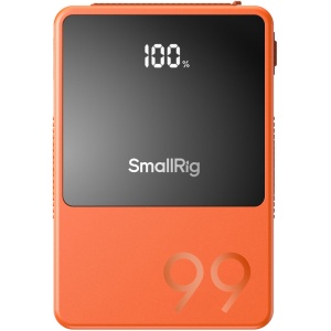 Acumulator SmallRig 4929, VB99 mini V Mount, 99Wh, Orange
