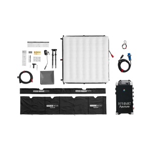 Aputure INFINIMAT 4x4 -Kit Panou LED flexibil RGBWW, 120x120cm, cu softbox gonflabil