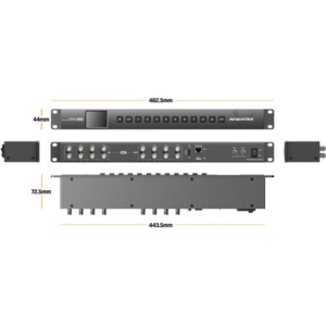 AVMATRIX MSS0811 Comutator Matrix 8x8 3G-SDI