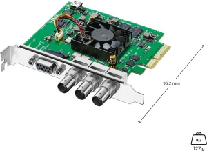 Placa de captura si redare profesionala PCI Express Blackmagic Design DeckLink SDI 4K cu interfata 6G-SDI si port RS-422