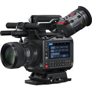 Camera cinematografica digitala profesionala Blackmagic Design PYXIS 12K PL cu montura PL si senzor full frame RGBW detaliu panou frontal