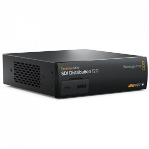 Distribuitor de semnal video Blackmagic Design Teranex Mini SDI Distribution 12G cu 8 iesiri BNC si conexiune Ethernet PoE+