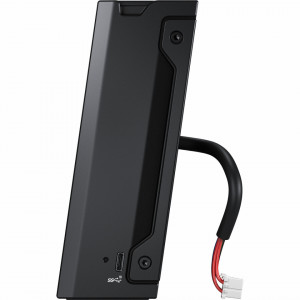 Înregistrator extern pentru SSD-uri Blackmagic Design URSA Mini Recorder cu mufă Molex cu 12 pini și cablu USB-C securizat cu șurub