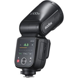 Blit Godox V100 TTL pentru OlympusPanasonic, 100Ws, cu acumulator