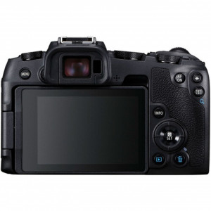 Canon EOS RP Mirrorless Full-Frame cu Senzor CMOS 26.2MP, Procesor DIGIC 8, Înregistrare Video 4K UHD, Dual Pixel CMOS AF, Wi-Fi și Obiectiv RF 24-105mm f/4-7.1 IS STM
