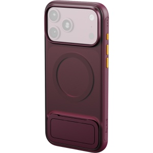 Carcasă de protecție SmallRig FlipLoop 6587 Dark Cherry pentru iPhone 18 Pro și 17 Pro cu stand dublu pliabil și zonă magnetică pentru accesorii