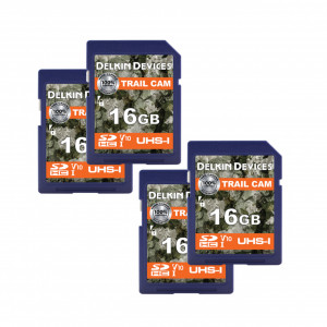 Carduri de Memorie pentru Camere Trail - SDHC Trail Cam R100/W30 (V10) 16GB (4PK)