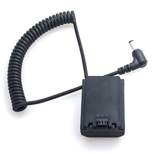 Caruba DC12, Acumulator Dummy Sony NP-FZ100 cablu spiralat cu conector mama DC 5.5x2.1mm