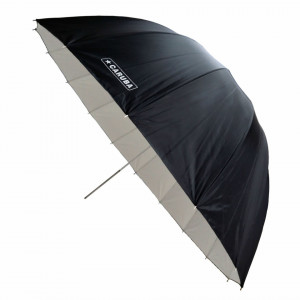 Caruba, Umbrela Parabolica, Alb/Negru, 165cm, FLU-3