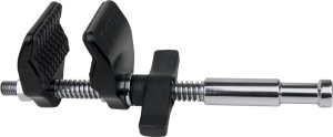 Clemă Kupo KCP-662B Mini Viser Clamp cu Baby Stud 5/8" și Deschidere de 2"