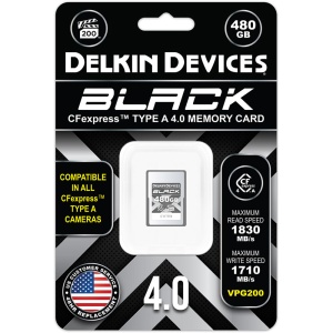 Delkin CFexpress 4.0 Type A, Card de memorie 480GB R1830/W1710