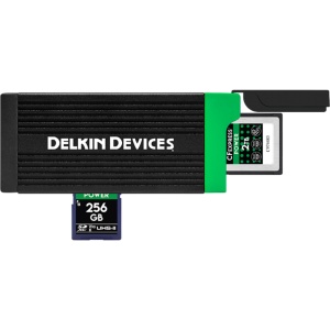 Delkin Cititor de Carduri CFexpress Type B & SD UHS-II (Type C la C & Type C la A)