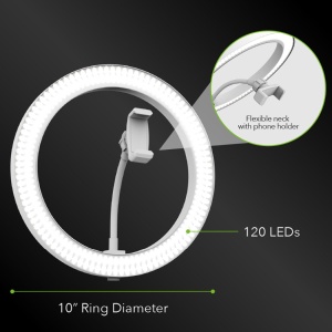 Digipower My Story 10" DeskTop Ring Light cu telecomanda