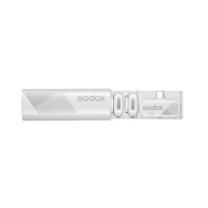 Godox Cube-SC Kit2 Alb, Sistem microfon wireless 2.4 GHz, USB-C